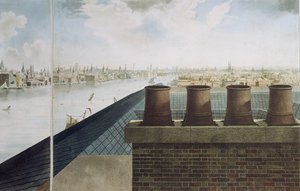 Panoramic View of London, 1792-93 by Robert Barker